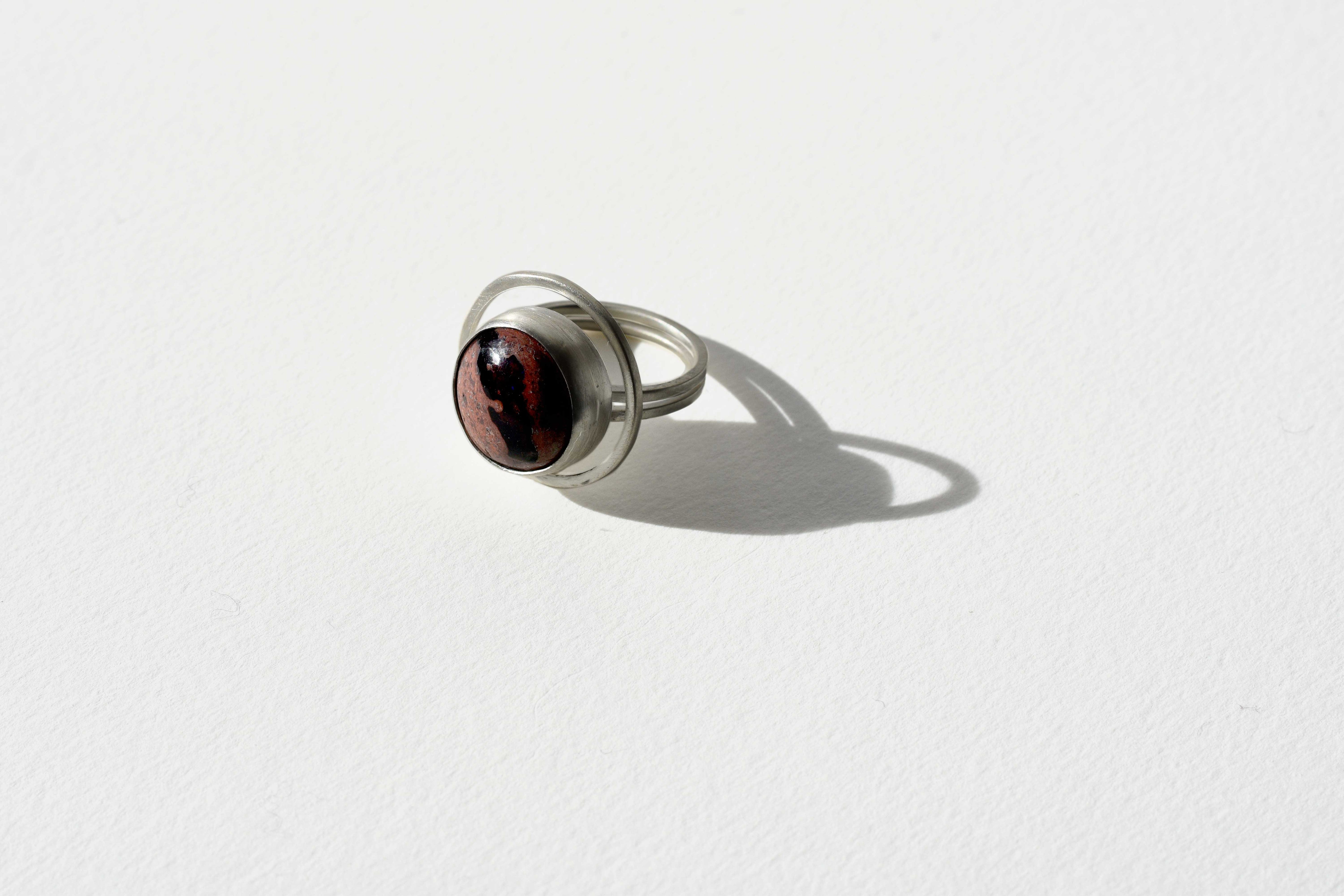 Round Opal Ring