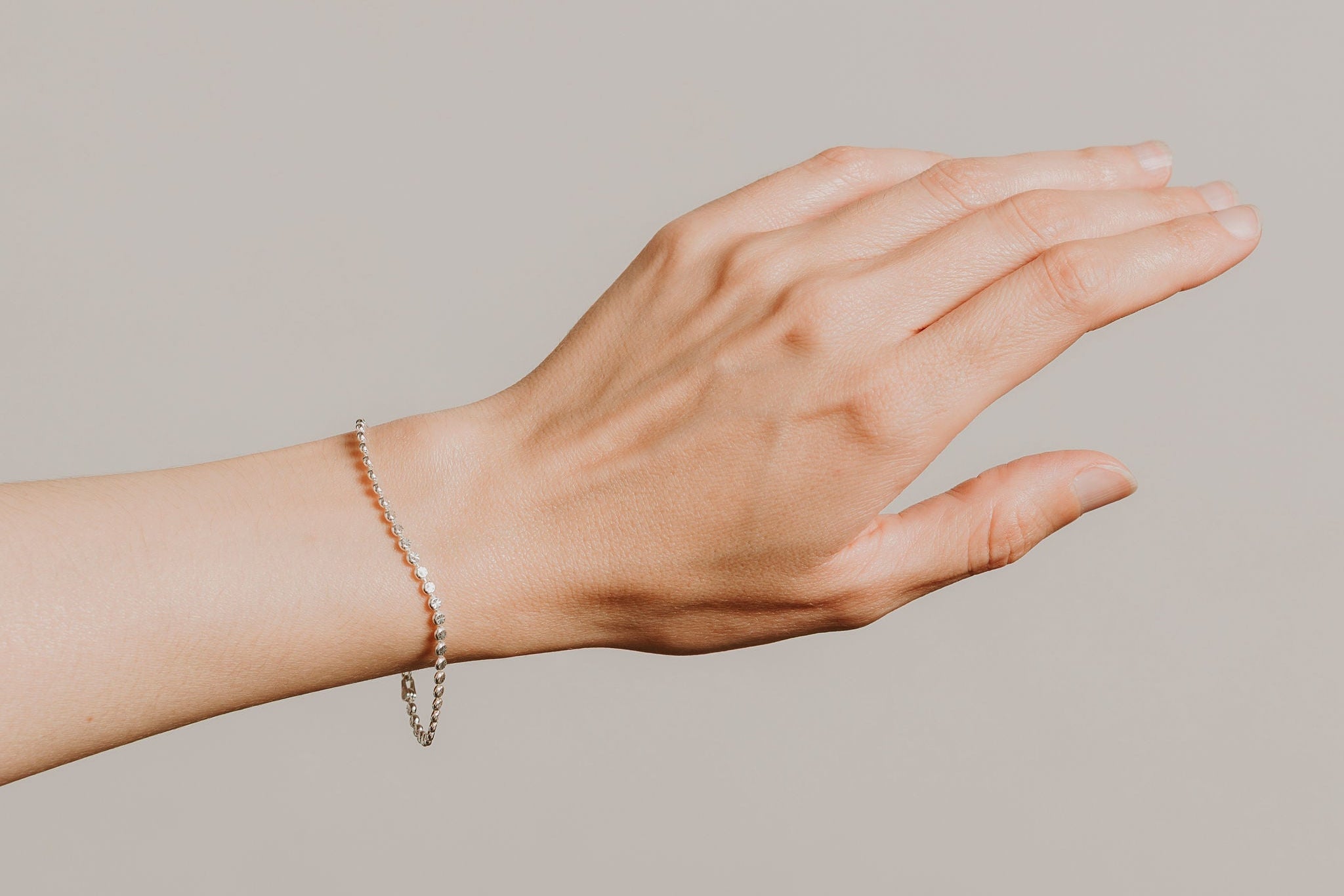 Faceted Chain Bracelet